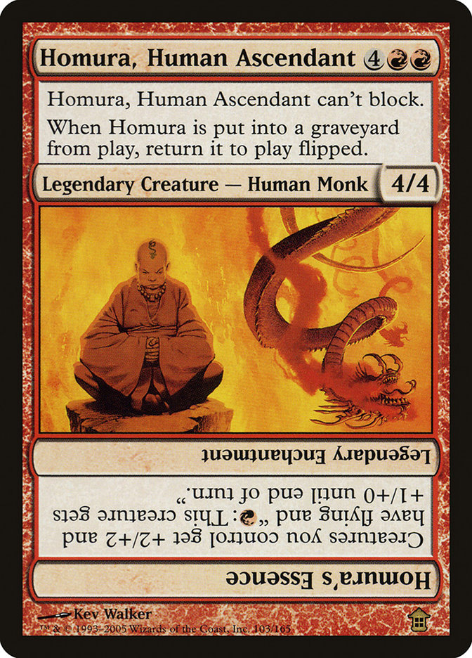 Homura, Human Ascendant // Homura's Essence [Saviors of Kamigawa] | Silver Goblin