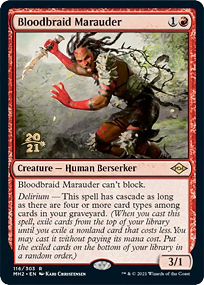 Bloodbraid Marauder [Modern Horizons 2 Prerelease Promos] | Silver Goblin