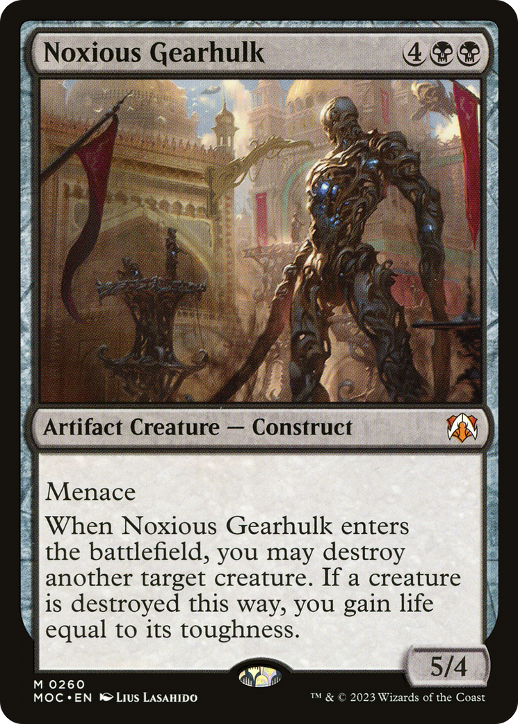 Noxious Gearhulk [March of the Machine Commander]