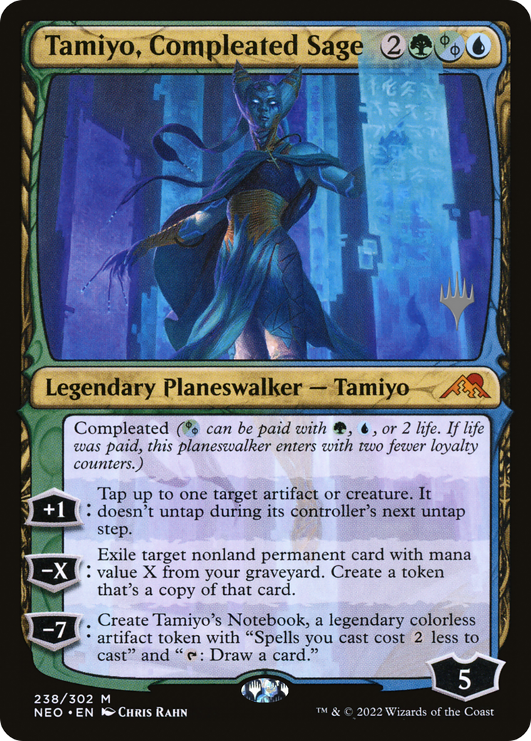 Tamiyo, Compleated Sage (Promo Pack) [Kamigawa: Neon Dynasty Promos] | Silver Goblin