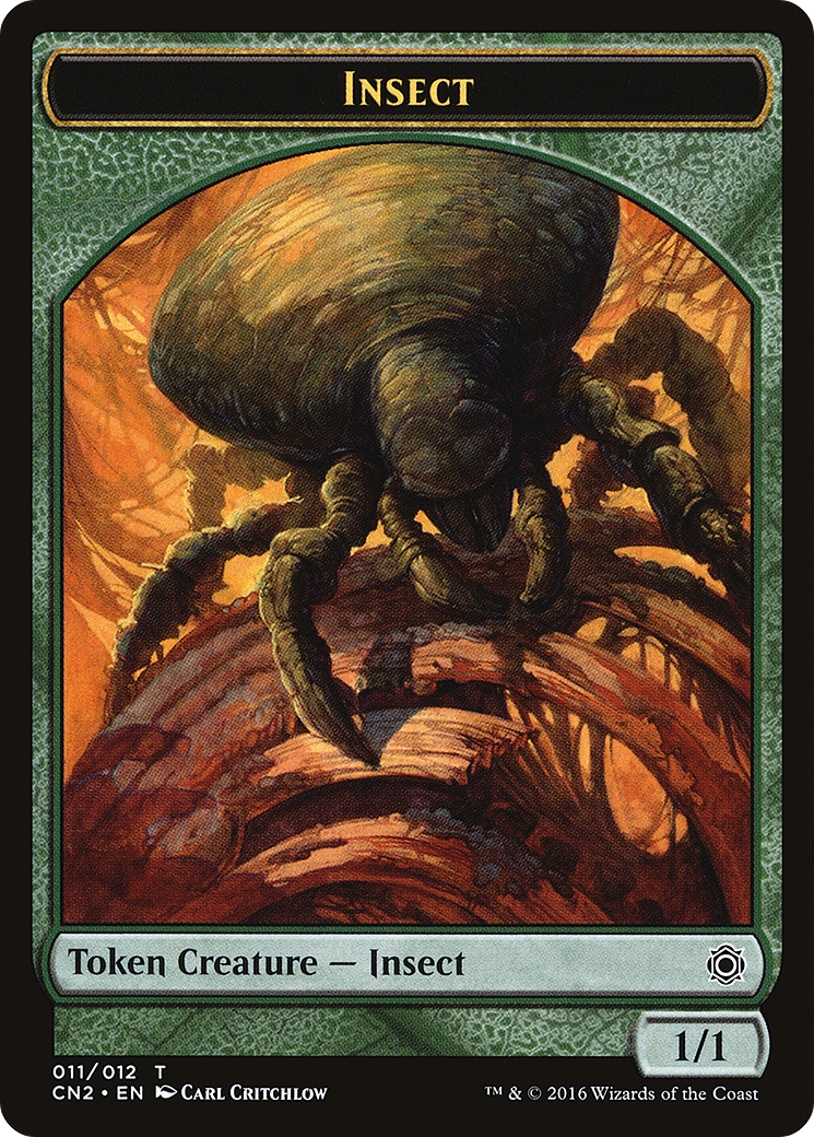 Insect Token [Conspiracy: Take the Crown Tokens] | Silver Goblin