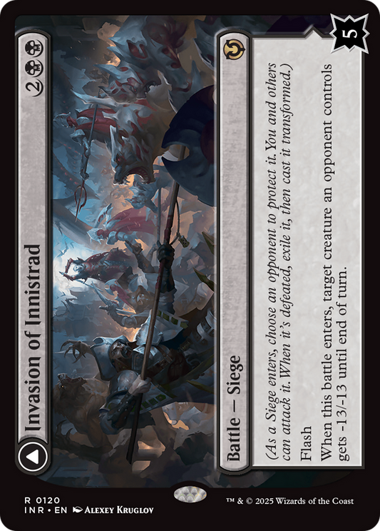 Invasion of Innistrad // Deluge of the Dead Foil (120) - Innistrad Remastered