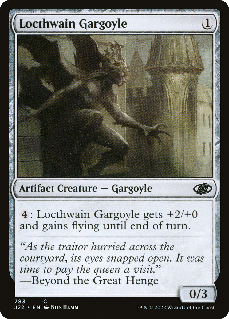 Locthwain Gargoyle [Jumpstart 2022] | Silver Goblin