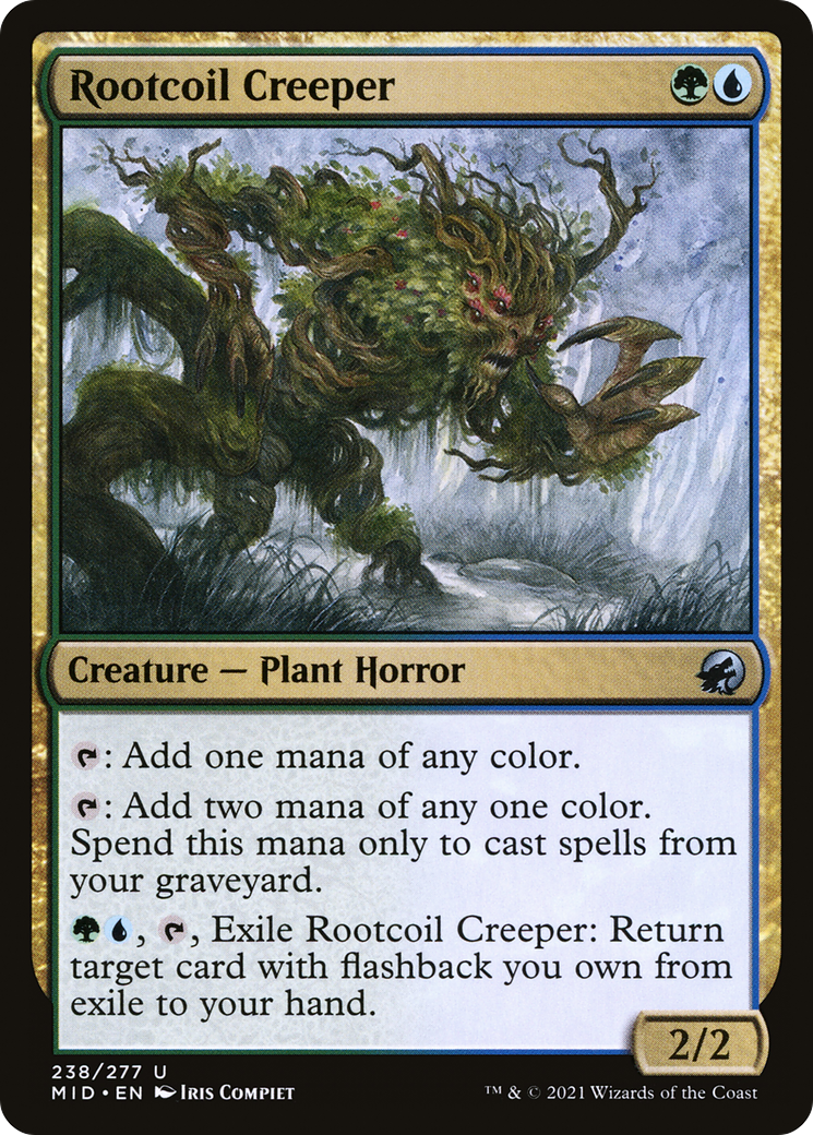 Rootcoil Creeper [Innistrad: Midnight Hunt] | Silver Goblin