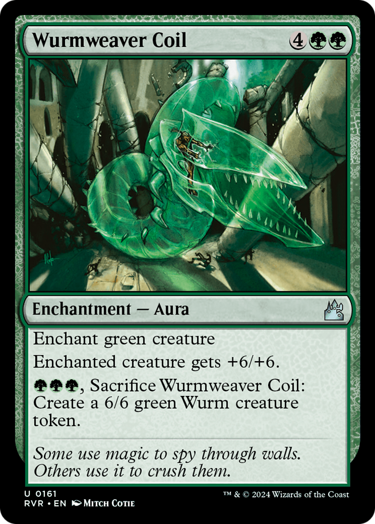 Wurmweaver Coil [Ravnica Remastered] Foil