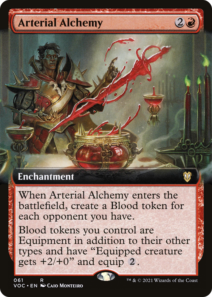 Arterial Alchemy (Extended Art) [Innistrad: Crimson Vow Commander]