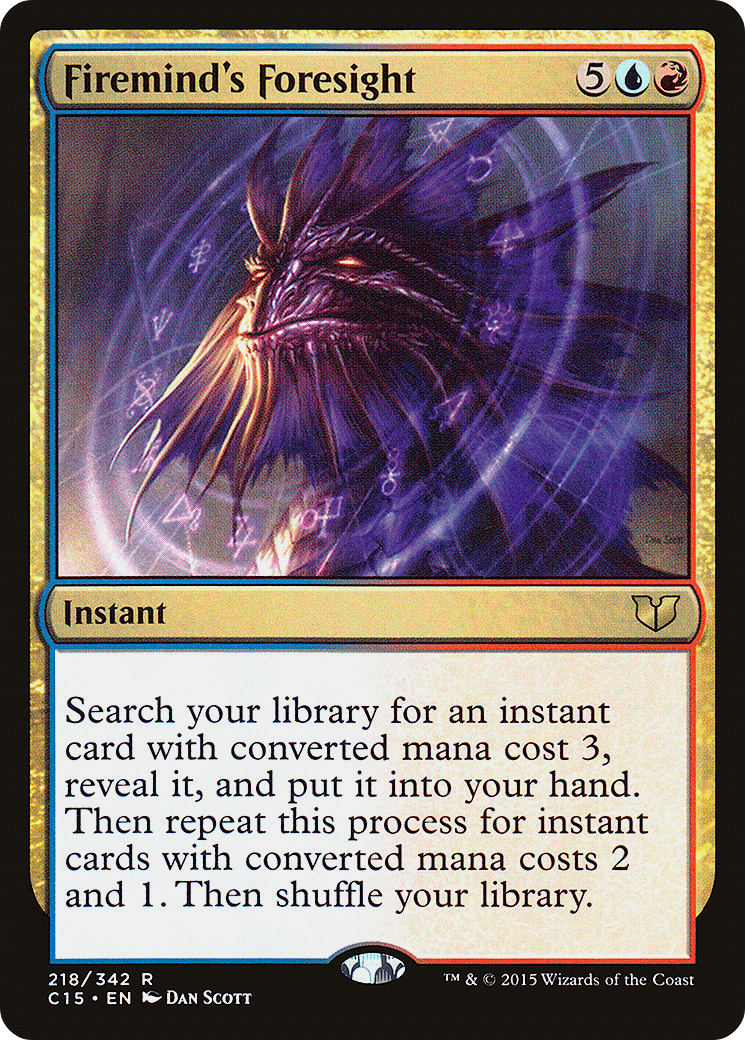 Firemind's Foresight [Commander 2015] | Silver Goblin