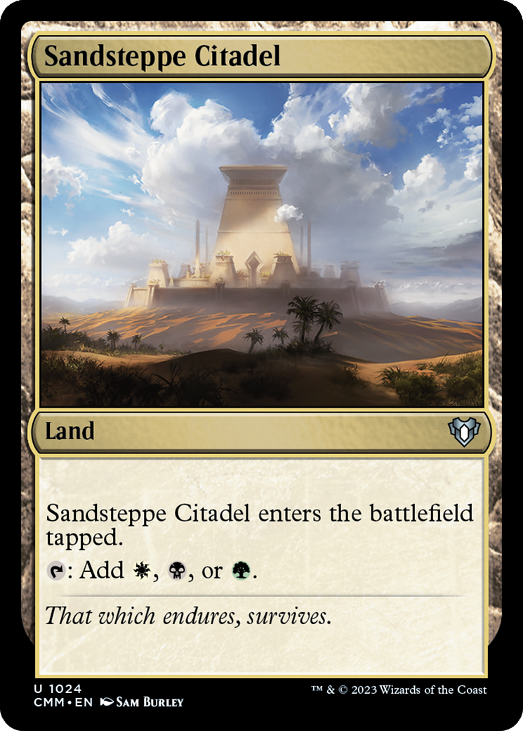 Sandsteppe Citadel [Commander Masters]