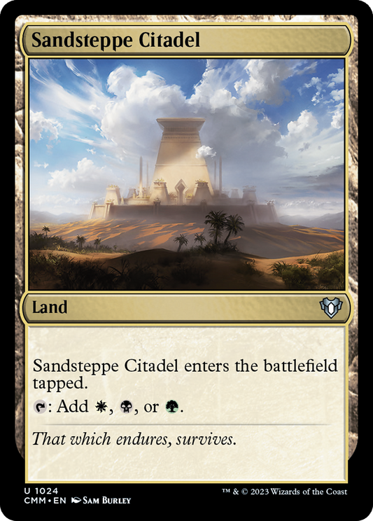 Sandsteppe Citadel [Commander Masters]