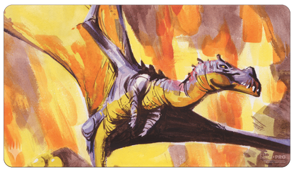 The Lost Caverns of Ixalan Playmat Bonehoard Dracosaur-Silver Goblin