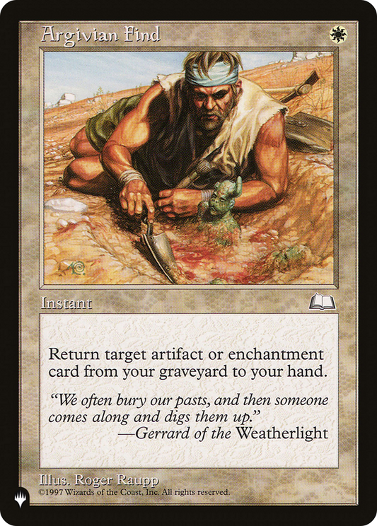 Argivian Find [The List] Foil