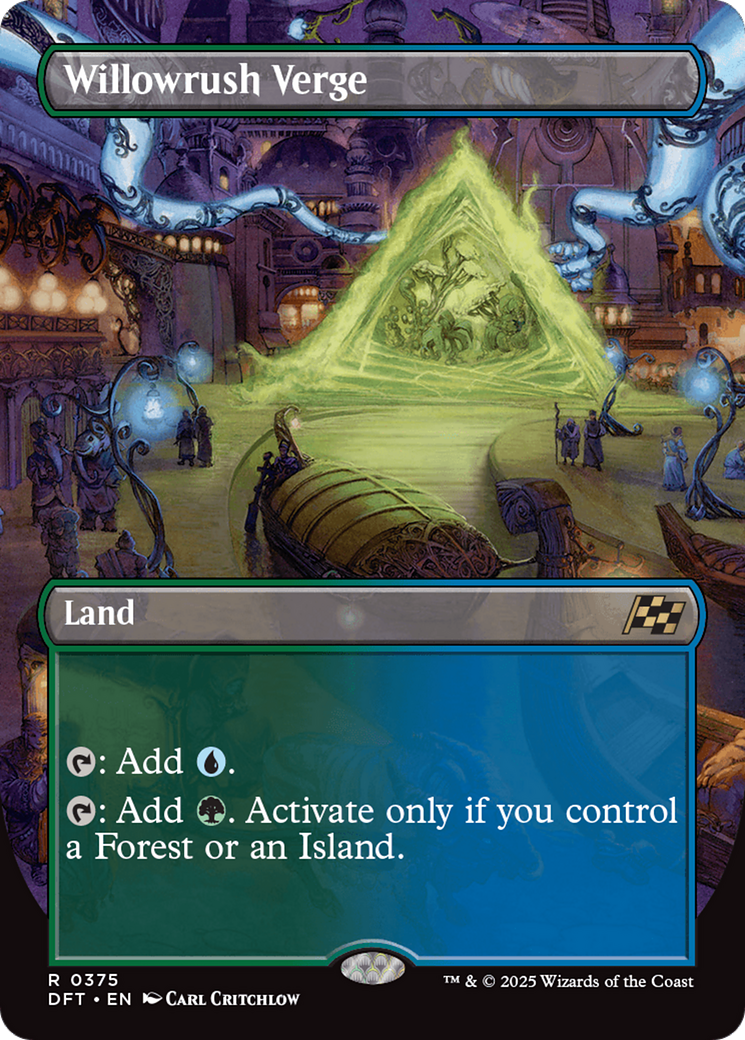 Willowrush Verge (Borderless) Foil (375) - Aetherdrift