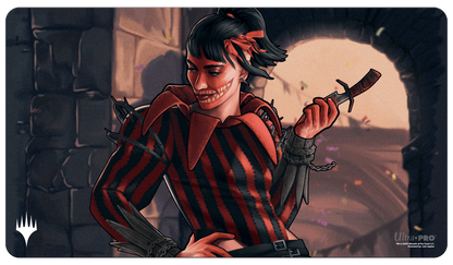 Murders at Karlov Manor Playmat Massacre Girl, Known Killer-Silver Goblin