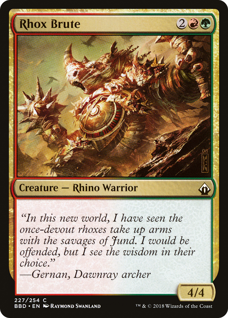 Rhox Brute [Battlebond] | Silver Goblin