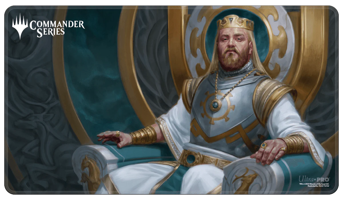 Commander Series Playmat Holofoil Kenrith, the Returned King-Silver Goblin