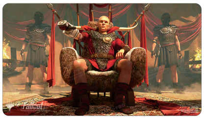 Fallout Playmat Caesar, Legion’s Emperor-Silver Goblin