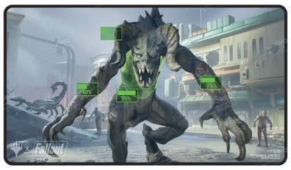 Fallout Playmat Stiched V.A.T.S.-Silver Goblin