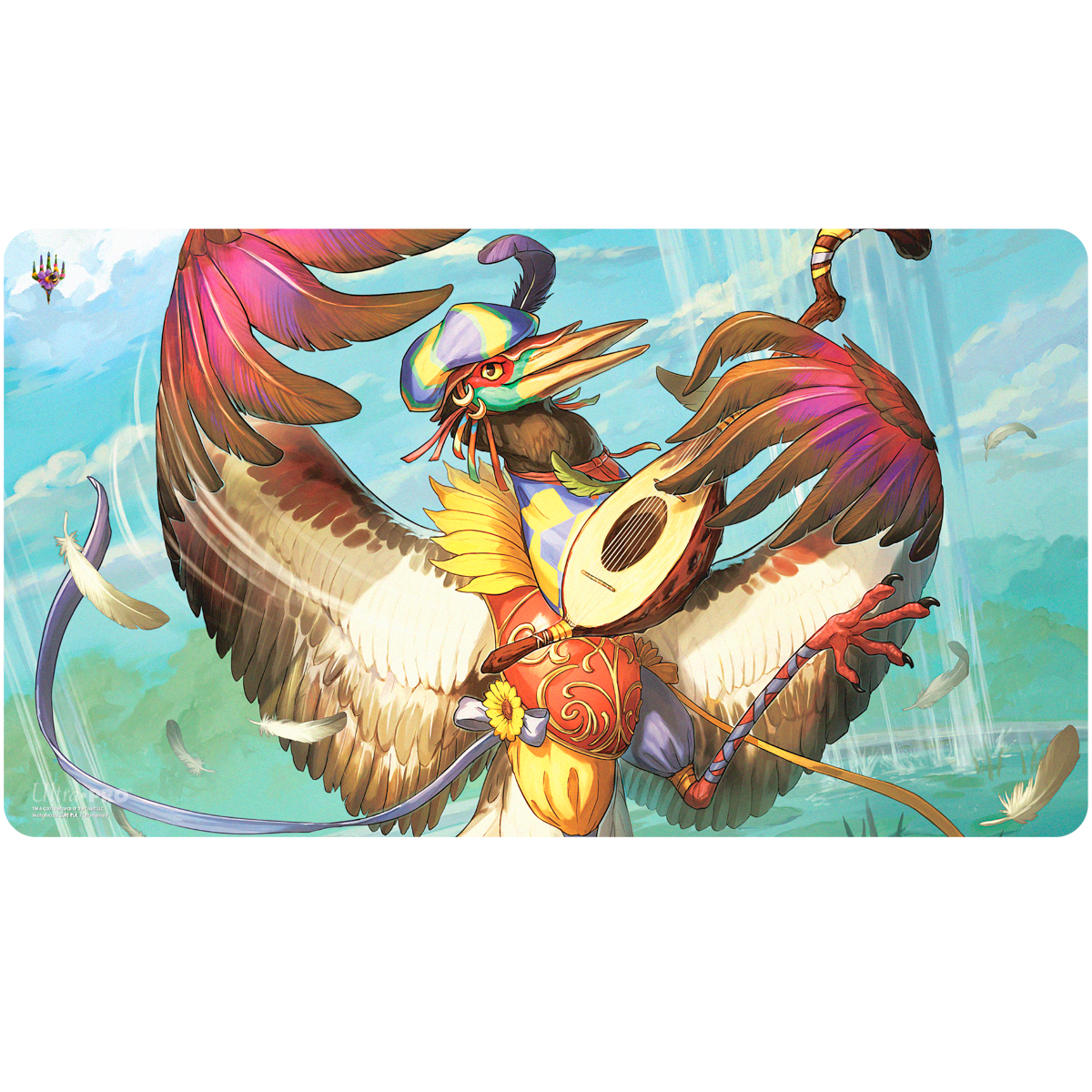 Bloomburrow Playmat Zinnia, Valley's Voice-Silver Goblin | Silver Goblin