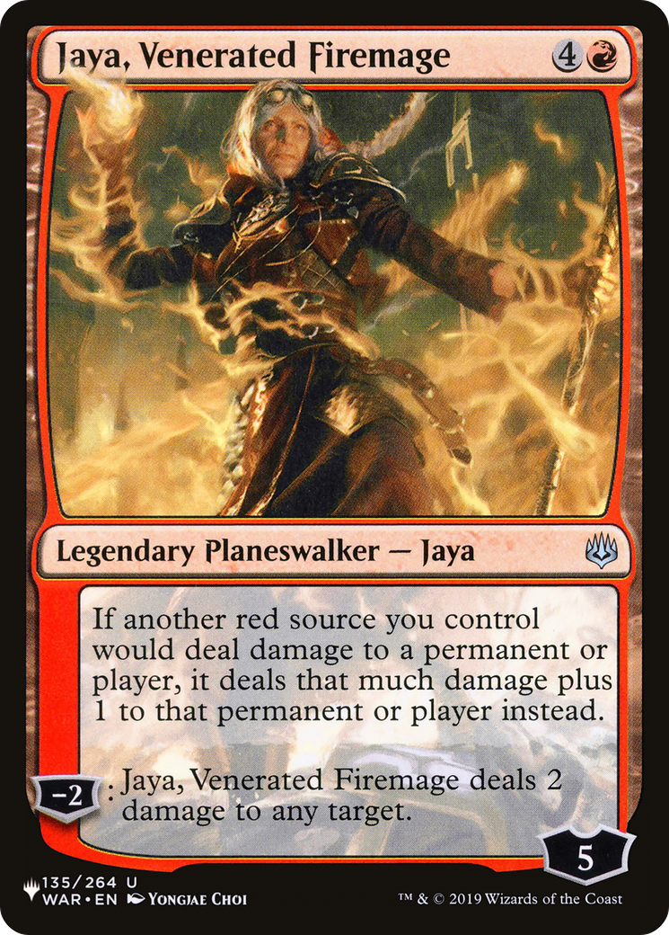 Jaya, Venerated Firemage [The List] | Silver Goblin