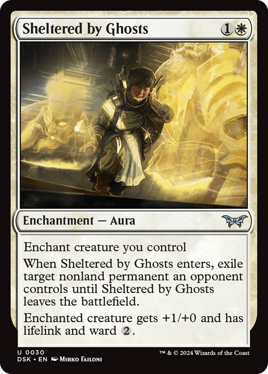 Sheltered by Ghosts [Duskmourn: House of Horror] Foil