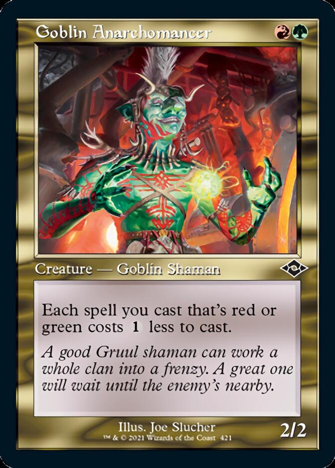 Goblin Anarchomancer (Retro Foil Etched) [Modern Horizons 2] | Silver Goblin