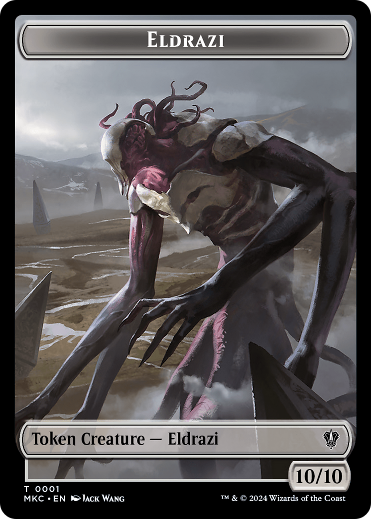 Eldrazi // Tiny Double-Sided Token [Murders at Karlov Manor Commander Tokens] | Silver Goblin