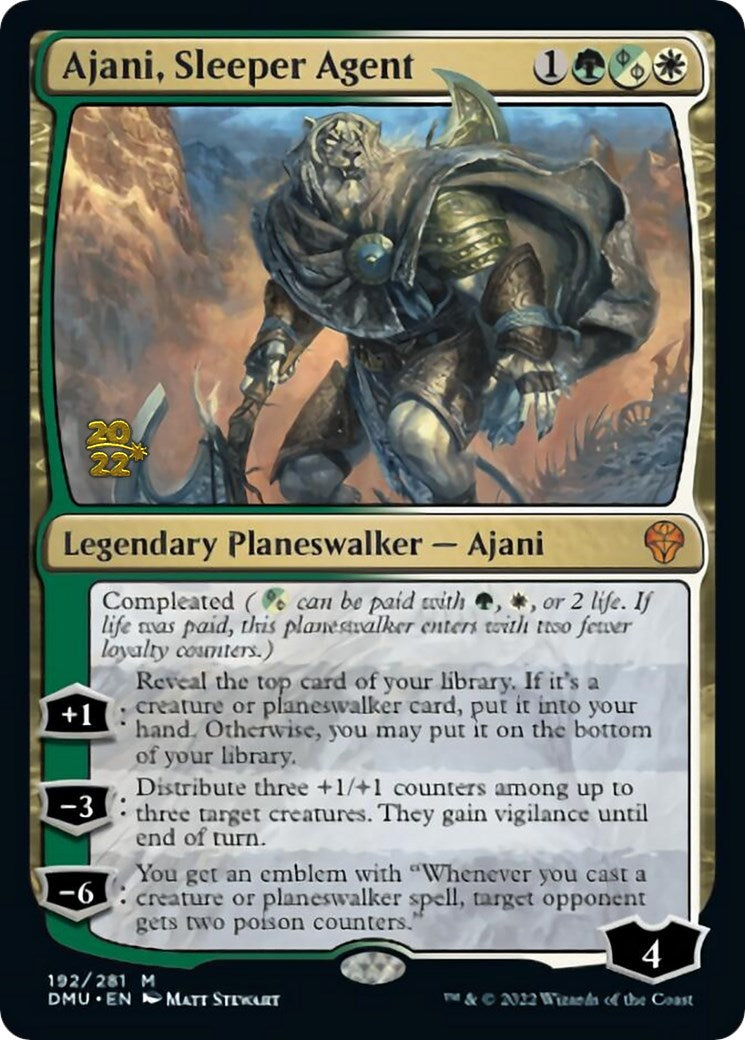 Ajani, Sleeper Agent [Dominaria United Prerelease Promos] | Silver Goblin