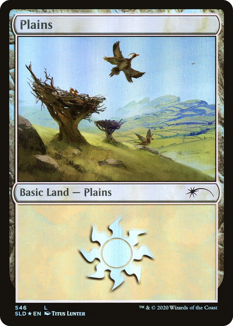 Plains (Feathered Friends) (546) [Secret Lair Drop Promos] | Silver Goblin