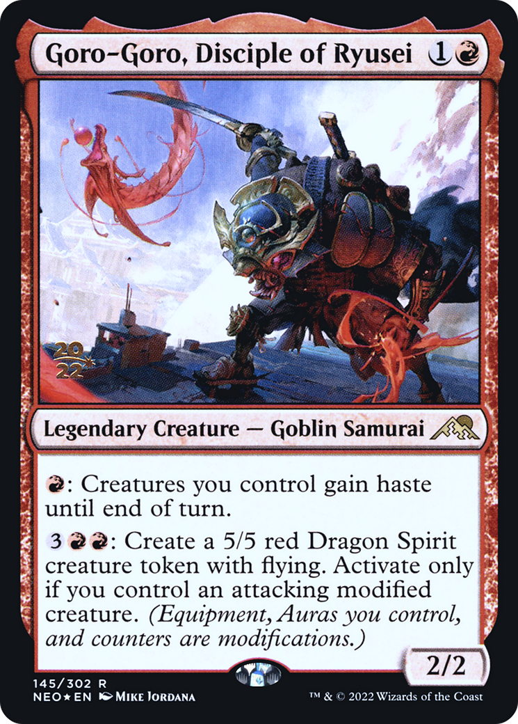 Goro-Goro, Disciple of Ryusei [Kamigawa: Neon Dynasty Prerelease Promos]