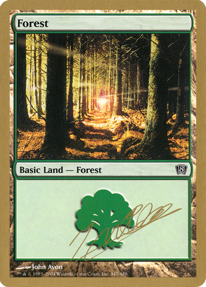 Forest (jn347) (Julien Nuijten) [World Championship Decks 2004] | Silver Goblin