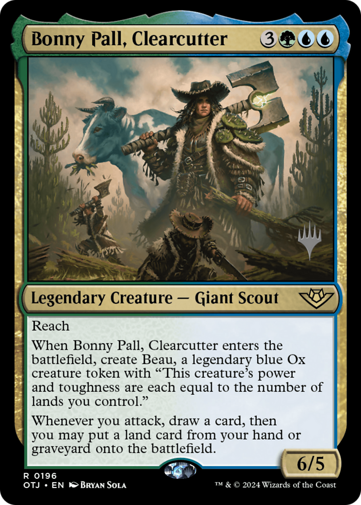 Bonny Pall, Clearcutter (Promo Pack) [Outlaws of Thunder Junction Promos] | Silver Goblin