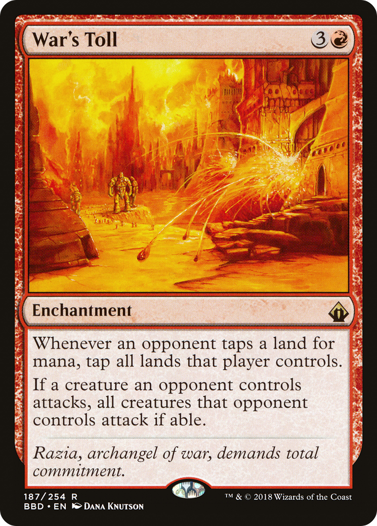 War's Toll [Battlebond] Foil