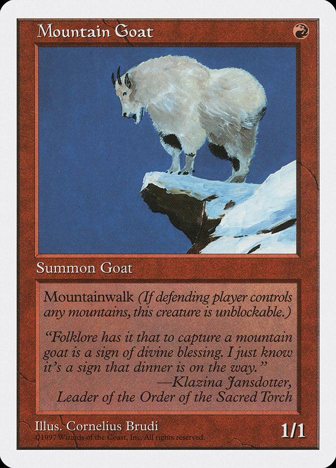 Mountain Goat [Fifth Edition] | Silver Goblin