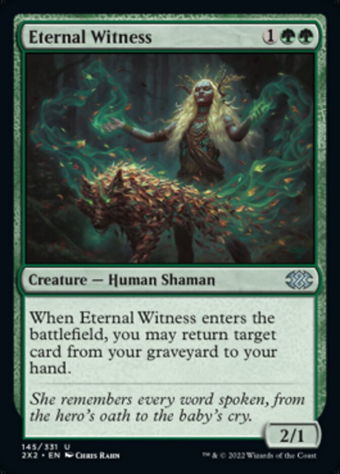 Eternal Witness [Double Masters 2022] | Silver Goblin