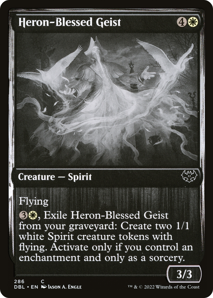 Heron-Blessed Geist [Innistrad: Double Feature] | Silver Goblin