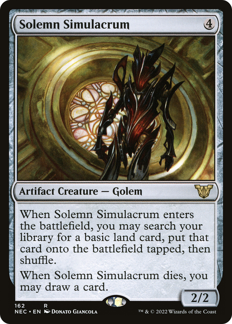 Solemn Simulacrum [Kamigawa: Neon Dynasty Commander] | Silver Goblin