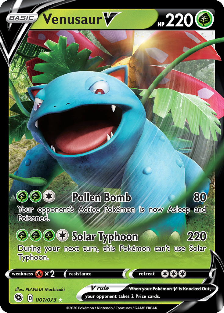 Venusaur V (001/073) [Sword & Shield: Champion's Path] | Silver Goblin