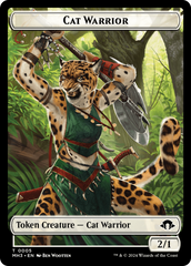 Phyrexian Germ // Cat Warrior Double-Sided Token [Modern Horizons 3 Tokens] | Silver Goblin