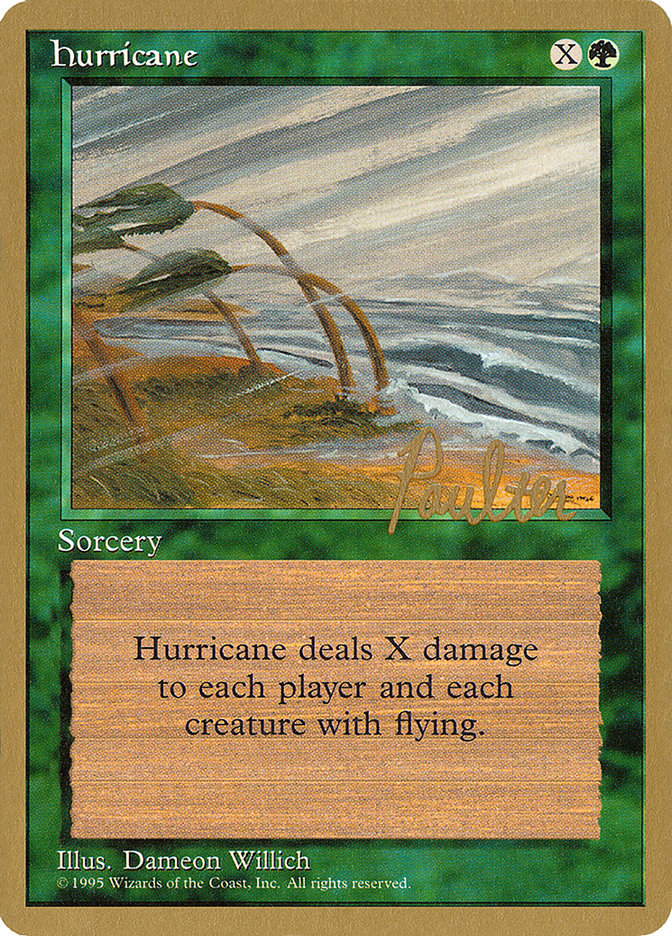 Hurricane (Preston Poulter) [Pro Tour Collector Set] | Silver Goblin