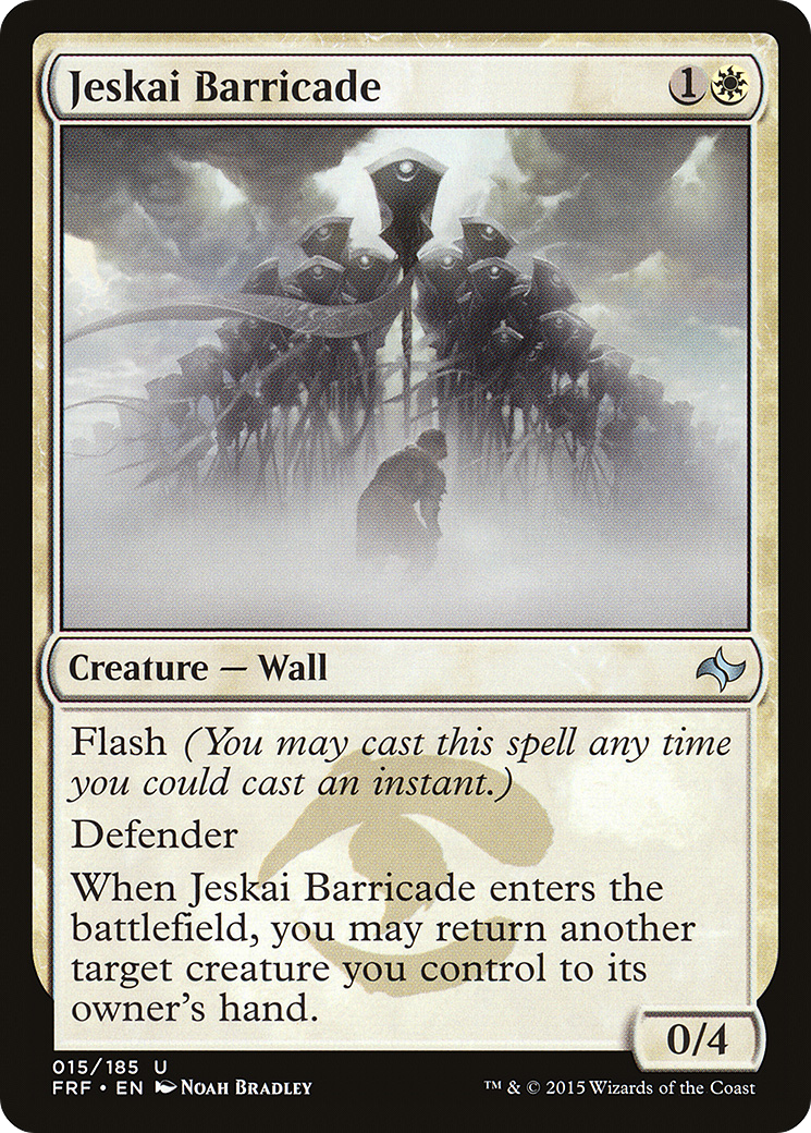 Jeskai Barricade [Fate Reforged] Foil