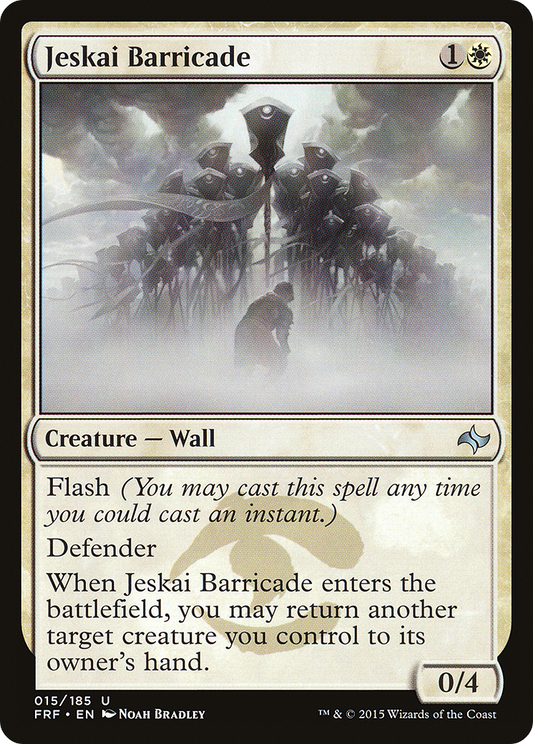 Jeskai Barricade [Fate Reforged] Foil
