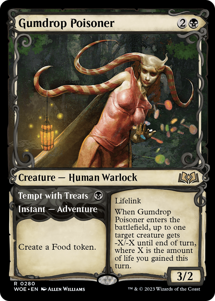 Gumdrop Poisoner // Tempt with Treats (Showcase) [Wilds of Eldraine] | Silver Goblin