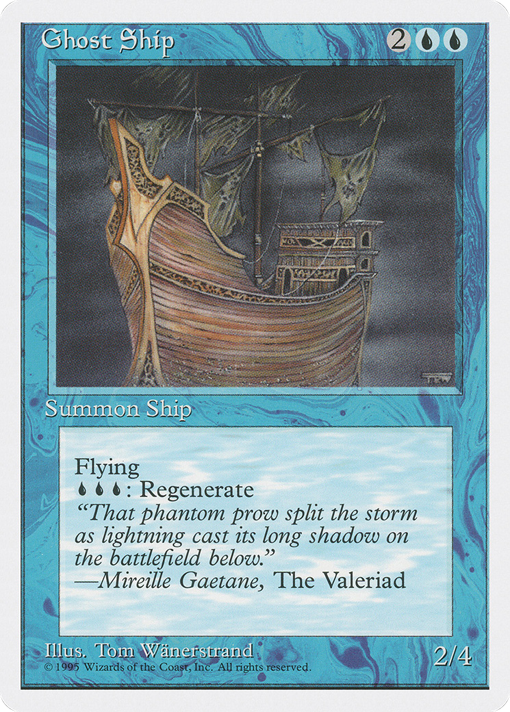 Ghost Ship [Fourth Edition] | Silver Goblin