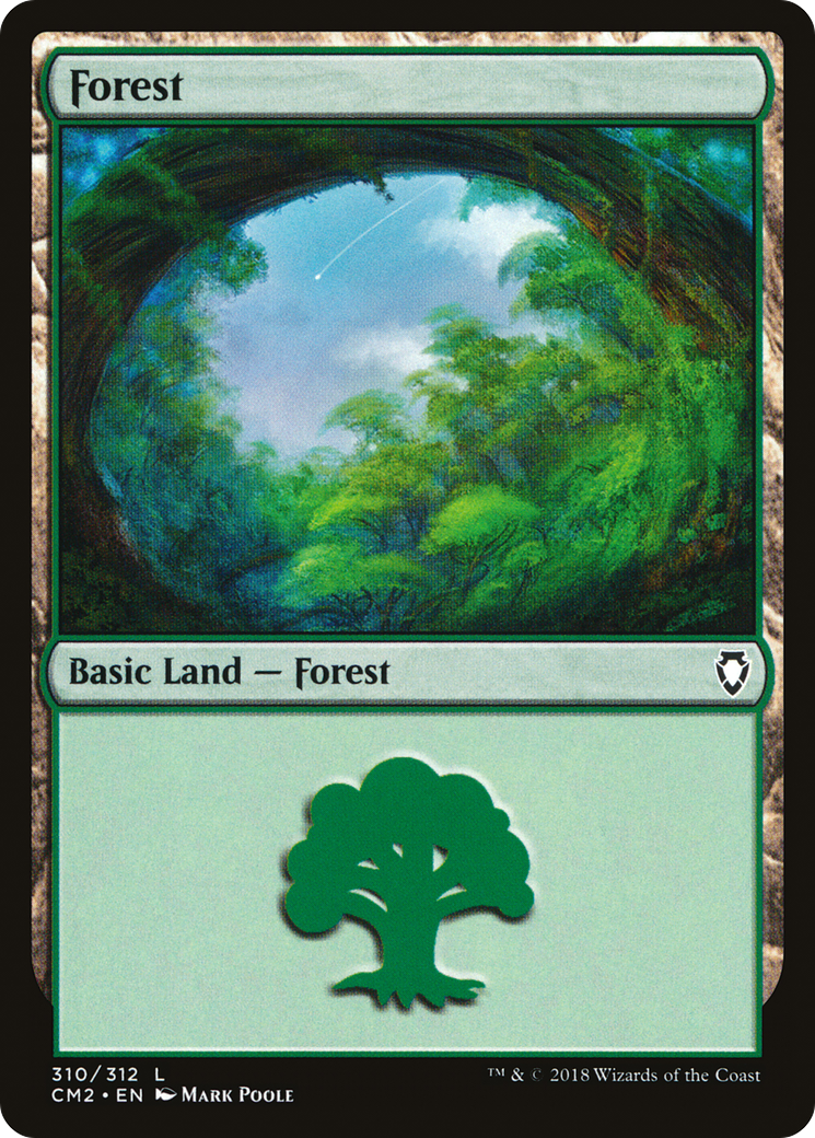 Forest (310) [Commander Anthology Volume II] | Silver Goblin