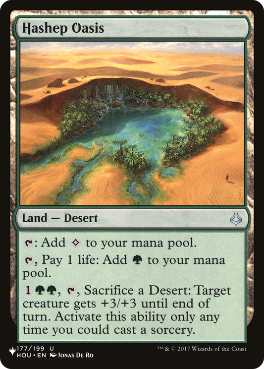 Hashep Oasis [The List]