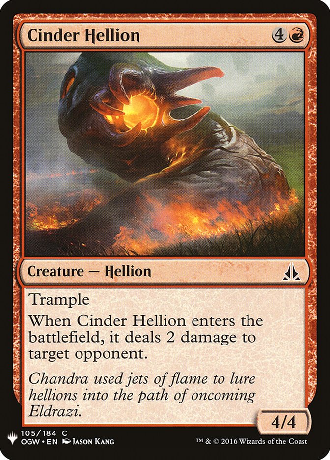 Cinder Hellion [Mystery Booster] | Silver Goblin