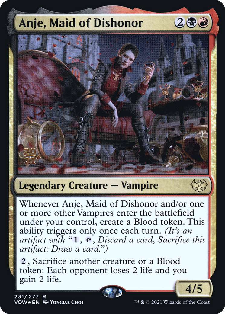 Anje, Maid of Dishonor [Innistrad: Crimson Vow Prerelease Promos] | Silver Goblin