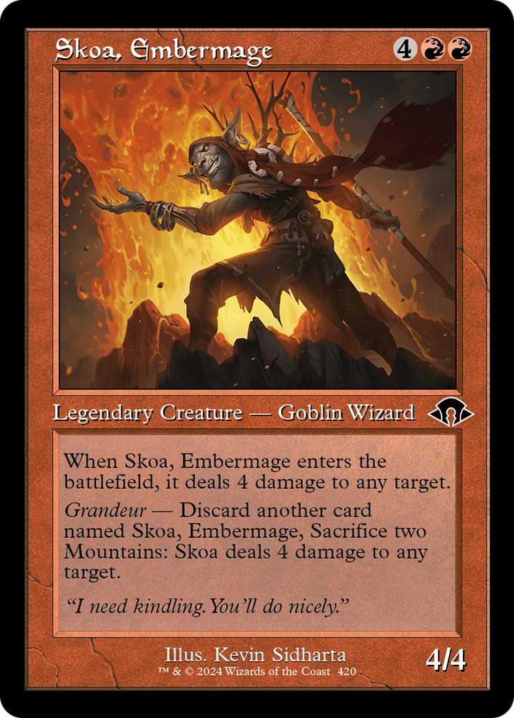 Skoa, Embermage (Retro) [Modern Horizons 3] | Silver Goblin