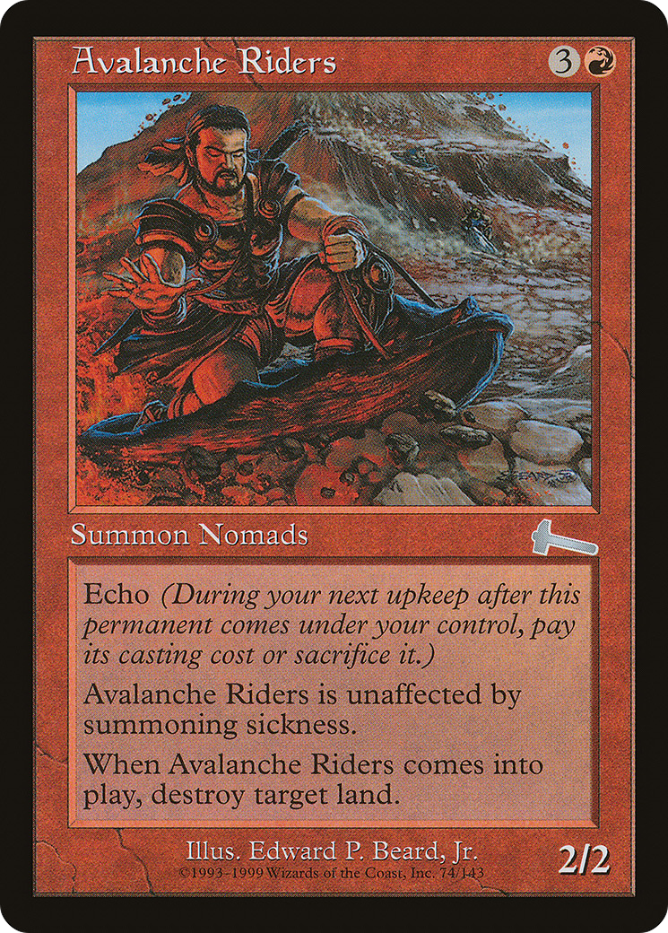 Avalanche Riders [Urza's Legacy] | Silver Goblin