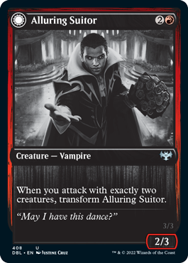 Alluring Suitor // Deadly Dancer [Innistrad: Double Feature] Foil